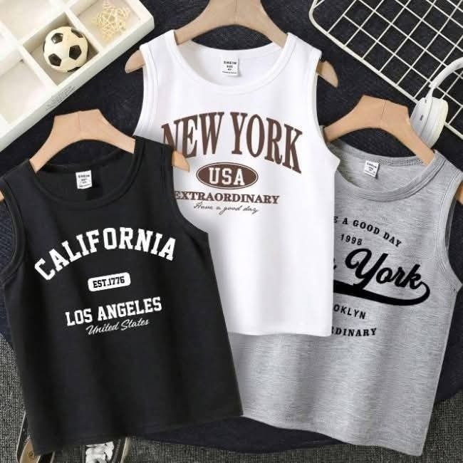 Men's Summer Cotton Sleeveless Tank Top 3 Pcs Combo