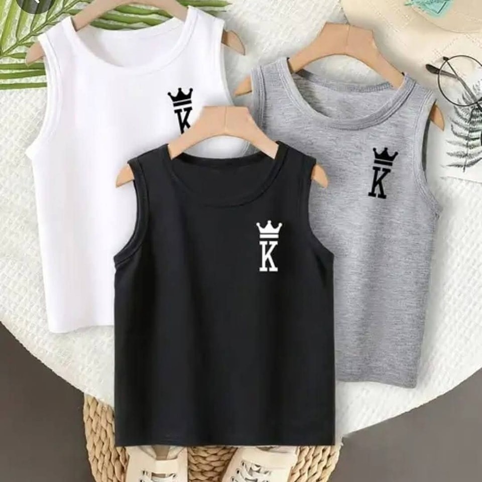Men's Summer Cotton Sleeveless Tank Top 3 Pcs Combo