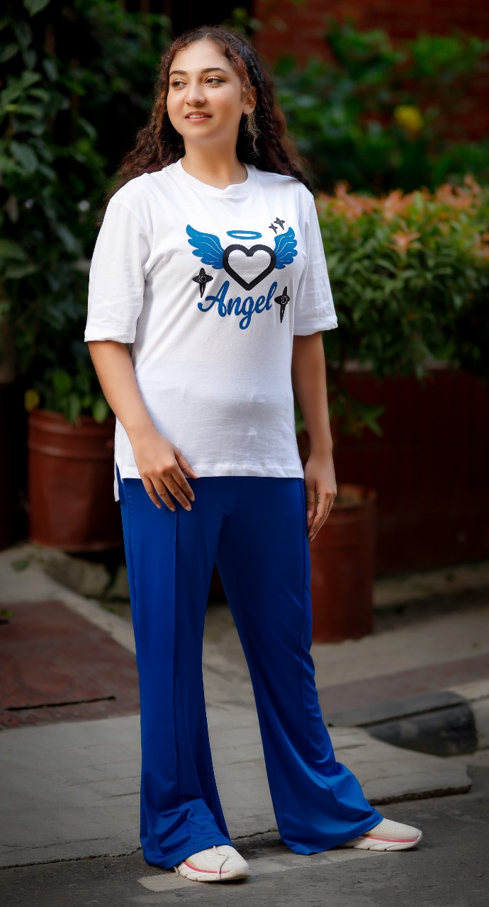 Ladies  𝗗𝗿𝗼𝗽 𝗦𝗵𝗼𝘂𝗹𝗱𝗲𝗿 𝗧-𝗦𝗵𝗶𝗿𝘁