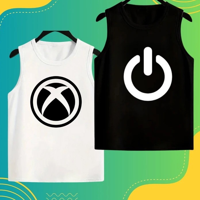Men's Summer Cotton Sleeveless Tank Top 2 Pcs Combo