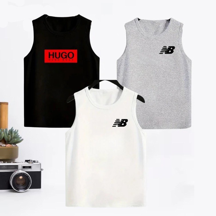 en's Summer Cotton Sleeveless Tank Top 3 Pcs Combo